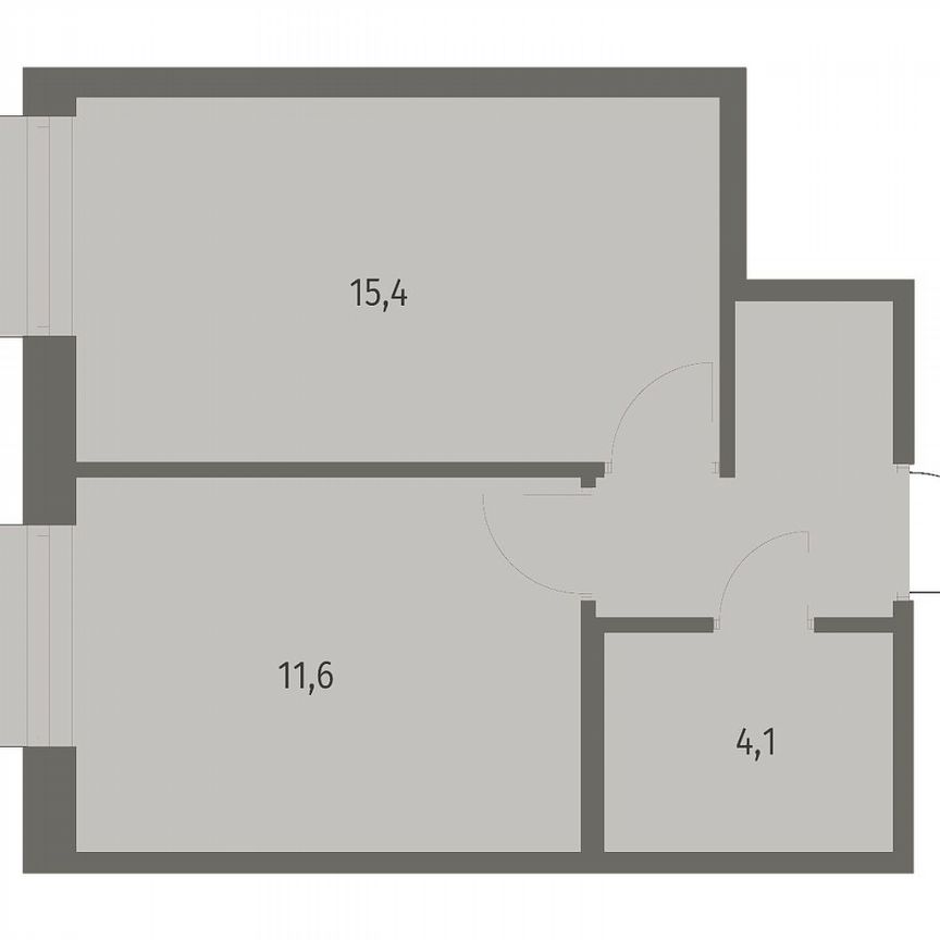 1-к. квартира, 34,9 м², 5/12 эт.