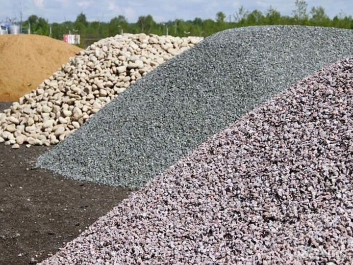 Щебень \ Песок \ Земля разной фракции от 3кубов