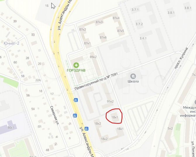 2-к. квартира, 49,1 м², 11/18 эт.