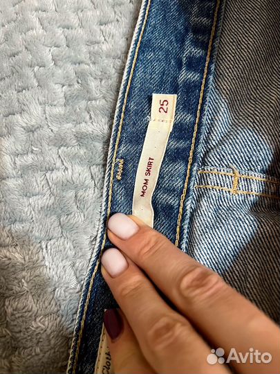 Джинсовая юбка levis