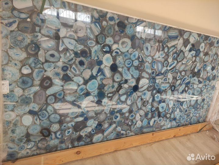 Слеб натуральный агат