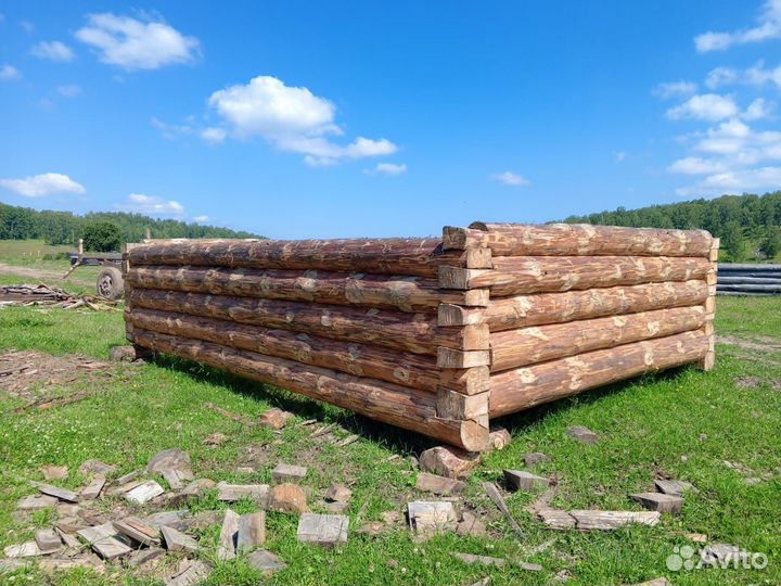 Сруб бани 6х4