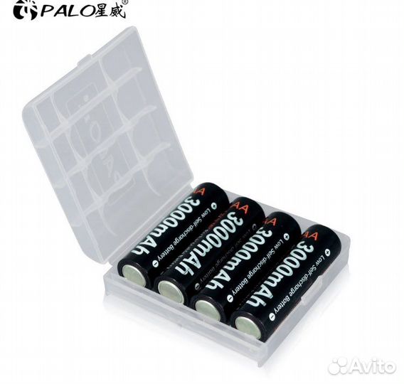 Аккумулятор AA Palo (4 шт) + звряднле устройство