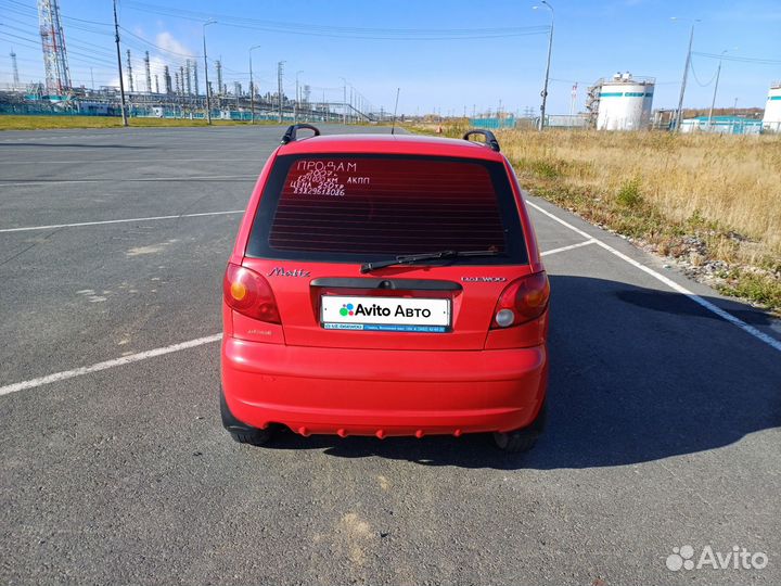 Daewoo Matiz 0.8 AT, 2007, 124 500 км