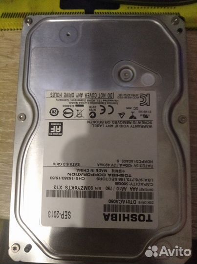 Жесткий диск SATA HDD 3.5