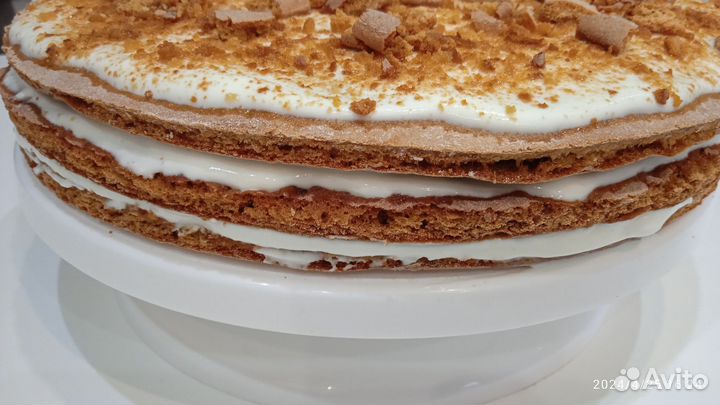 Медовые коржи для торта