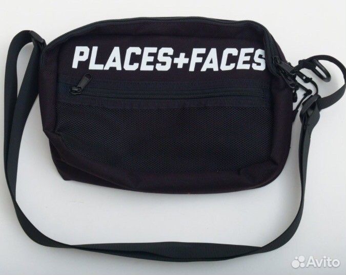 Places faces shoulder bag