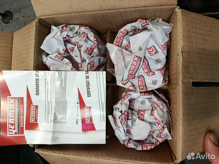 Поршни на hyundai accent, комплект +палец, +кольца