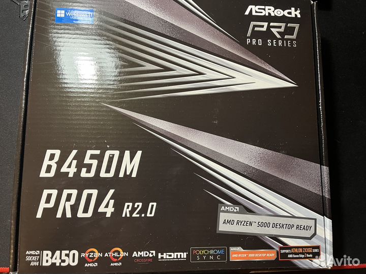 Материнская плата ASRock B450M PRO4 R2.0