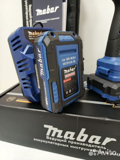 Дрель шуруповерт mabar 1802 безщеточный