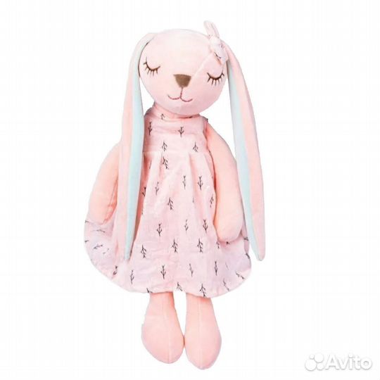 Мягкая игрушка Зайка в платье 35см плюшевая