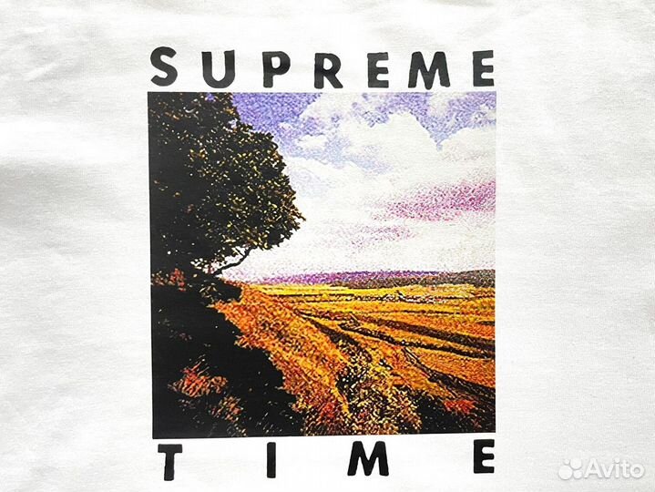 Футболка Supreme Time