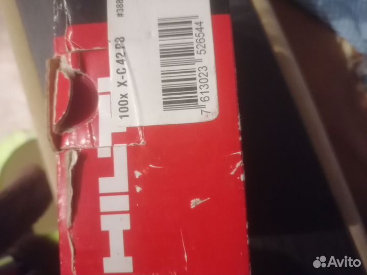 Гвозди по бетону hilti 100 штук 42mm