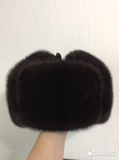 Мужская шапка норковая