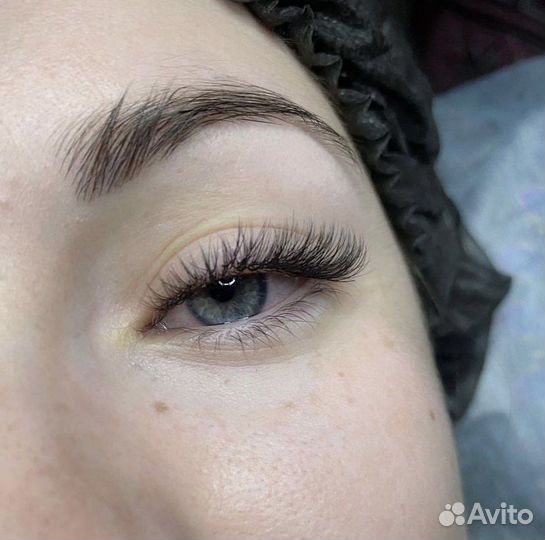 Наращивание ресниц ступино + брови