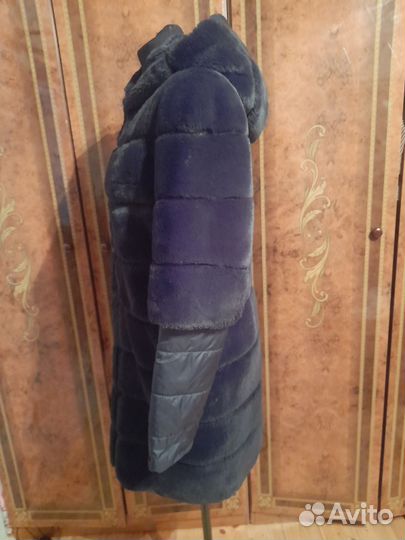 Эко шубка трансформер под рекса 46-48 р