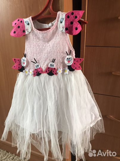Платье на девочку 74-80