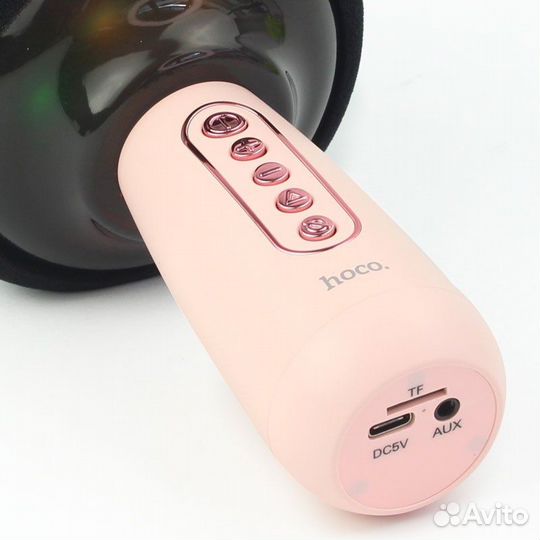 Hoco BK7 Розовый Микрофон (Bluetooth, динамики,TF)