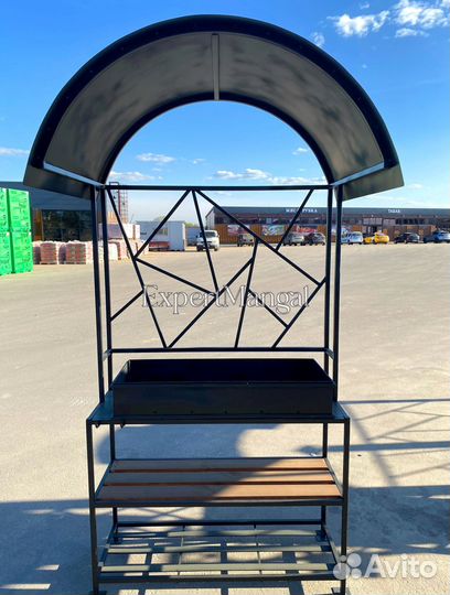 Мангал с крышей\Доставим завтра