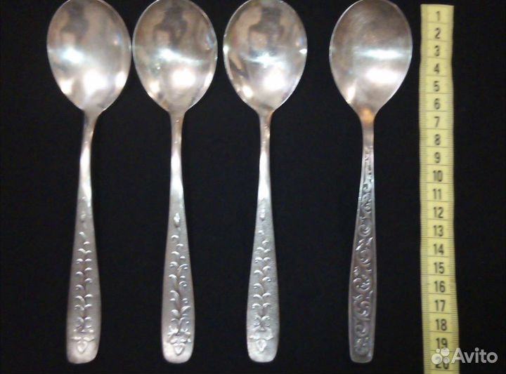 Мельхиоровые салатные ложки СССР