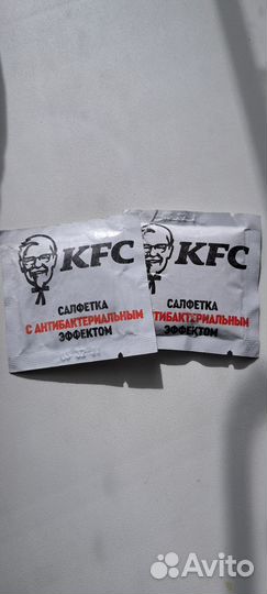 Влажные салфетки KFC оригинал