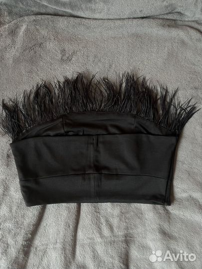 Топ с перьями