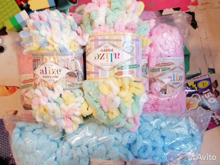 Пряжа alize puffy