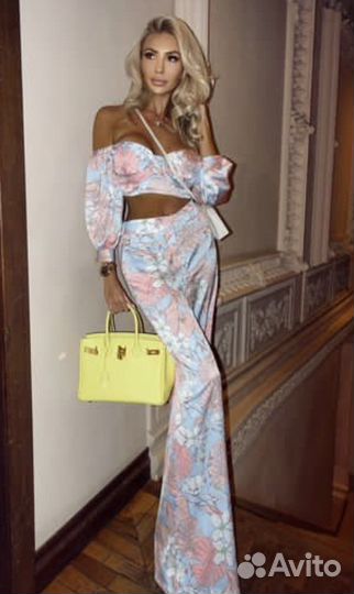 Malina fashion костюм летний голубой