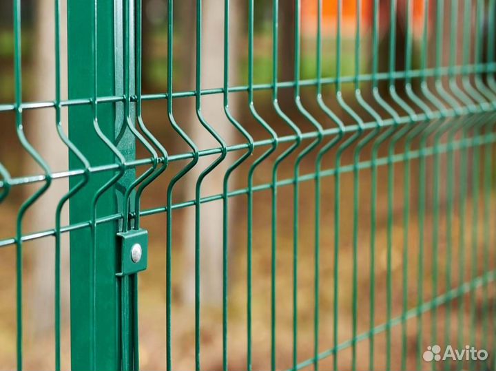 Заборы с калиткой Gitter 2D 2м