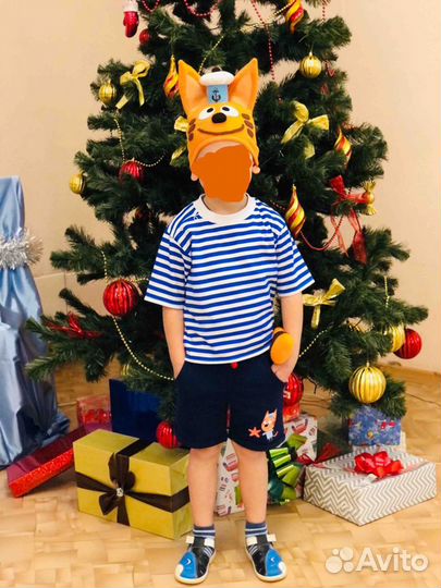 Новогодний костюм три кота Коржик