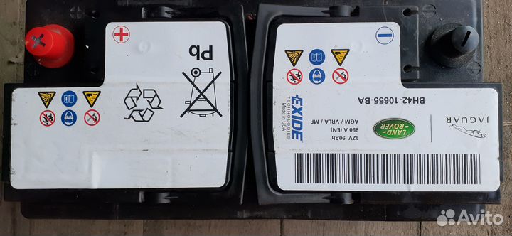 Аккумулятор Exide BH42-10655-BA 90Ah 850 A (EN)