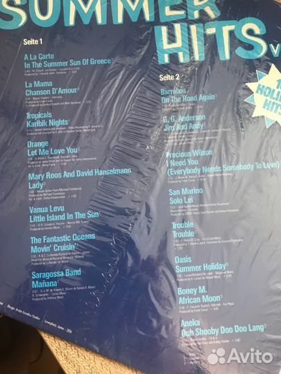 Винил Сборник SUN summer hits vol.2