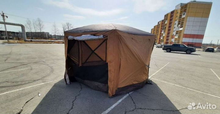 Шатёр- палатка traveltop 6601 полуавтомат с полом