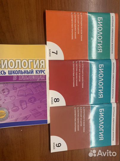 Биология учебники книги