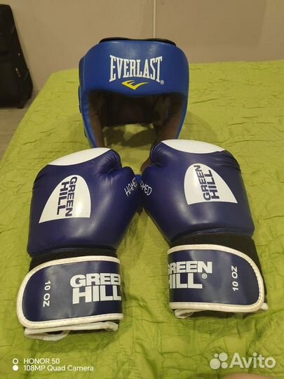 Боксерский шлем Everlast размер XL