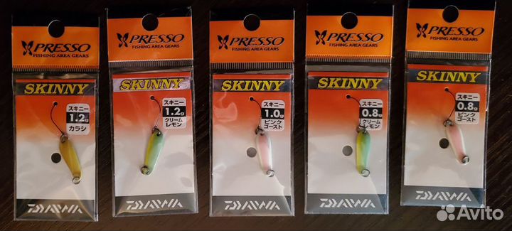 Форелевые блесна Daiwa Presso Skinny