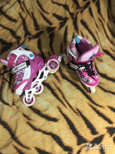 Коньки роликовые детские б/у