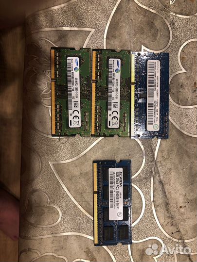 Озу ddr2 ddr3 ddr4 512mb 1gb 2gb 4gb 8gb