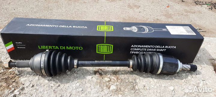 Привод передний в сборе левый на лада ларгус