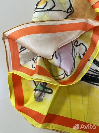 Max Mara шелковый платок - Gustav Klimt