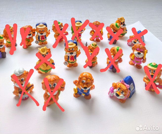 Львы из Киндер сюрприза набор