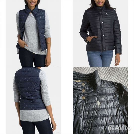 US polo assn жилетка и куртка женская