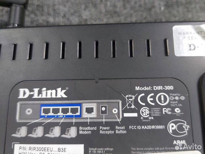 Wi-Fi роутер D-Link DIR-300