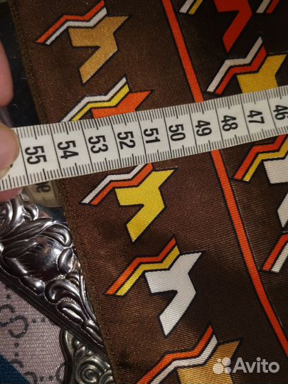 Шёлковый ацетат Винтаж платочек