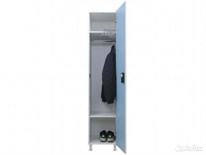 Шкаф для раздевалок WL 11-40 EL голубой/белый