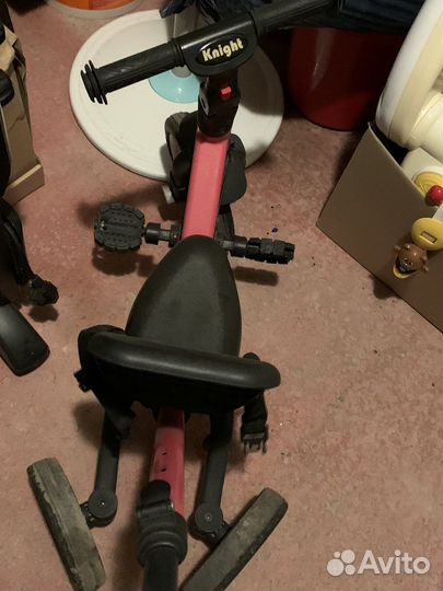 Детский велосипед коляска бу