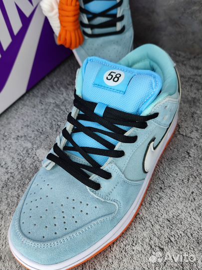 Кроссовки мужские nike голубые