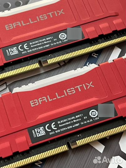 Оперативная память Crucial Ballistix RGB Red 8 x 2