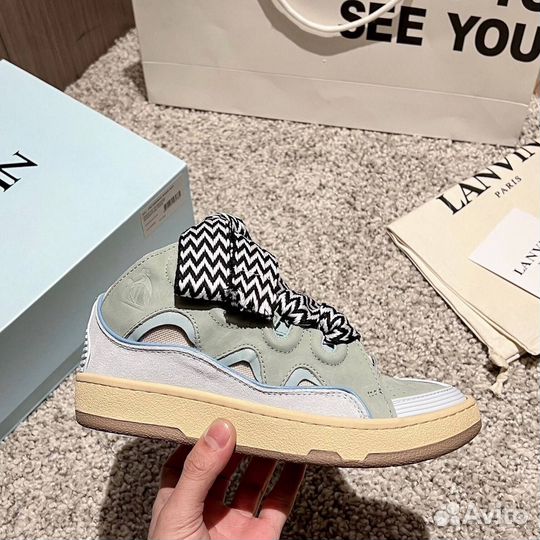 Кроссовки lanvin x gallery dept curb
