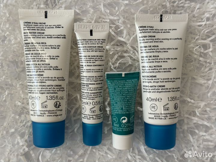 Б/У: Uriage, Payot, A-Derma, La Roche Posay, Hempz